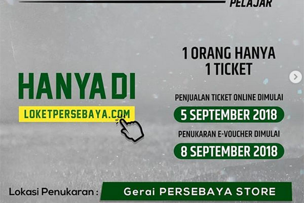 Persebaya vs PS Tira Masih Sepekan Lagi, Persebaya Sudah Umumkan Info Tiket Pertandingan