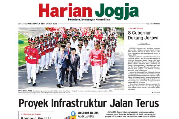 HARIAN JOGJA HARI INI : Proyek Infrastruktur Jalan Terus