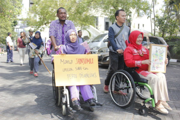Gedung DPRD Jogja Digeruduk Para Penyandang Disabilitas, Ada Apa?
