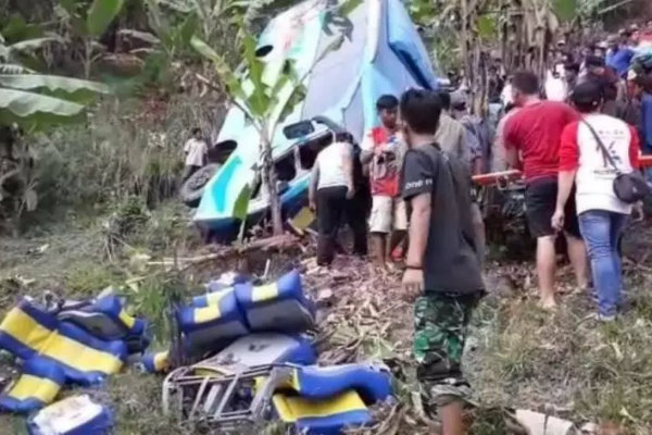 Bertambah, Korban Tewas Bus Masuk Jurang di Sukabumi Jadi 20 Orang