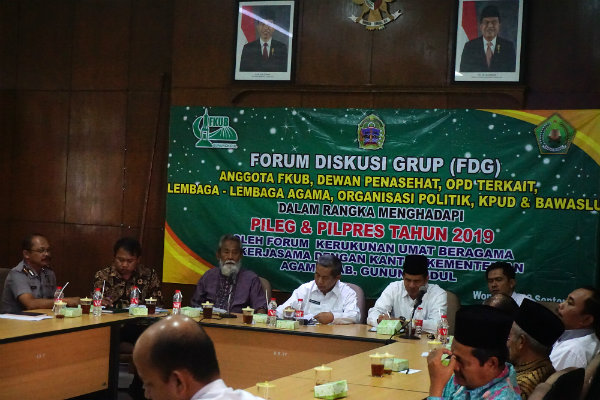 Tokoh Agama Punya Andil Jaga Kondisi selama Pemilu 2019
