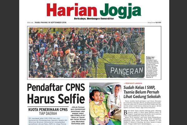 HARIAN JOGJA HARI INI : Pendaftar CPNS Harus Selfie
