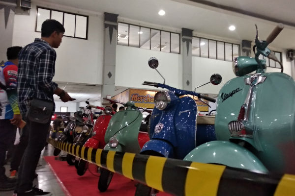 Indonesia Scooter Festival 2018 Resmi Dibuka, Ratusan Scooter Antik Dipamerkan