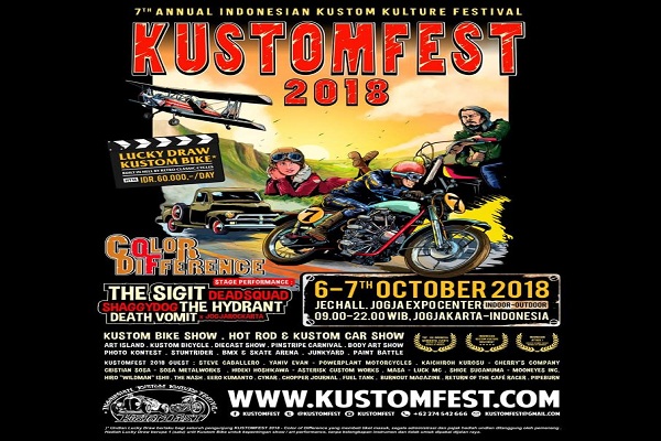 Kustomfest 2018, Ada Death Vomit dan Shaggydog