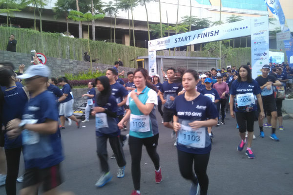 Lari Peduli untuk Lombok dan Yayasan Lupus