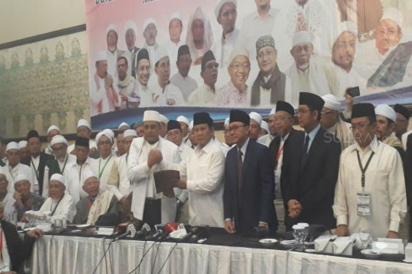 SURVEI LSI : Usai Ijtima Ulama 2, Dukungan Alumni 212 ke Prabowo Naik, Jokowi Turun