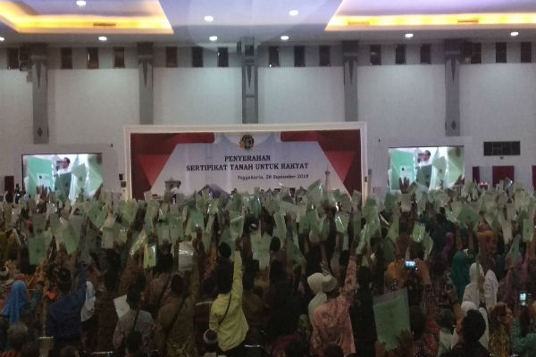 Ini Ancaman Jokowi, Kalau Sertifikat Tanah di DIY Tak Kelar Pada 2020
