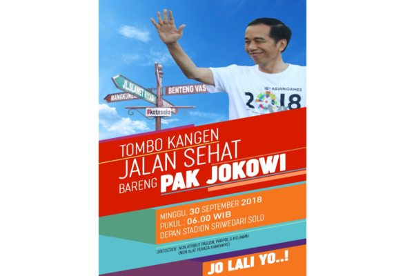 Menuai Pro Kontra, Jalan Sehat Bareng Jokowi di CFD Solo Diganti Doa Bersama