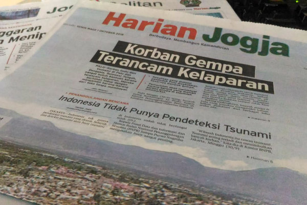 HARIAN JOGJA HARI INI: Korban Gempa Terancam Kelaparan