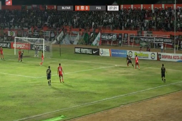 BLITAR UNITED VS PSS SLEMAN : Menit ke-69, PSS Tertinggal 1-0