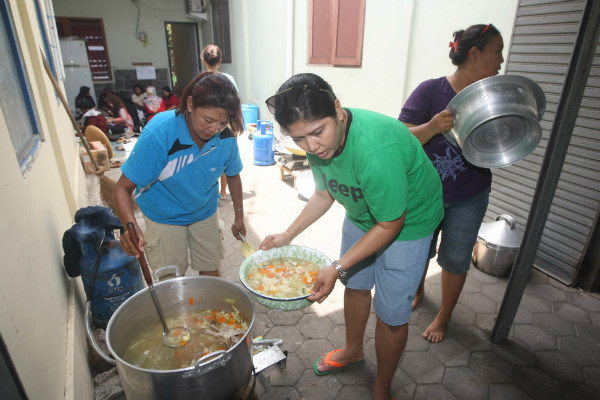 Garasi Ketua RW di Mergangsan Disulap Jadi Dapur Umum untuk Bantu Mahasiswa Sulteng
