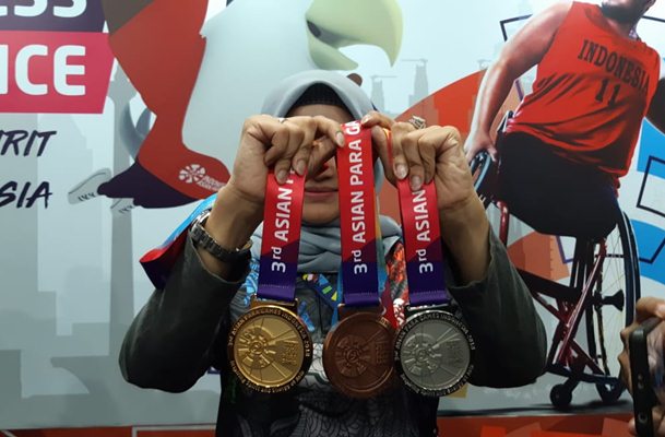 Indonesia Terus Tambah Medali di Hari Ke-5 Asian Para Games 