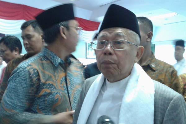 Ma’ruf Amin Minta Dukungan Politik ke Warga NU Banten 