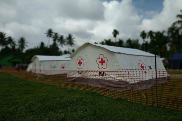 PMI Bangun Klinik Lapangan di Lokasi Terdampak Gempa dan Tsunami Sulteng
