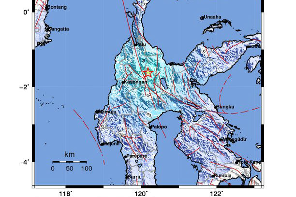 Sulteng Kembali Diguncang Gempa, Kali Ini M 5,2 Terasa hingga Radius 100 Km