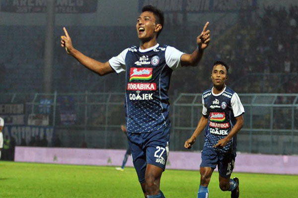 AREMA FC vs PSMS Medan : Brace Konate, Bawa Arema Unggul 4-0 di Babak Pertama