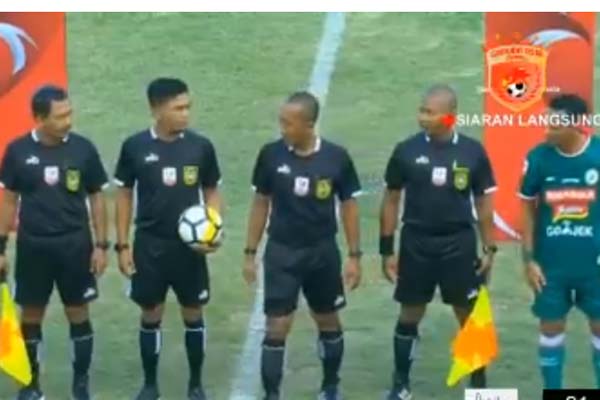 PERSIRAJA VS PSS SLEMAN : Gol Telat Andre Abu Bakar Kubur Mimpi PSS Raih Poin di Aceh