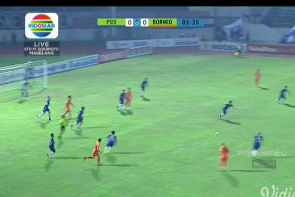 BORNEO FC VS PSIS SEMARANG : Babak Pertama, Borneo FC Unggul 2-0