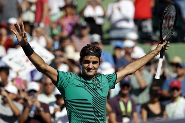 Federer Atasi Thiem di Ajang Tenis ATP Finals 