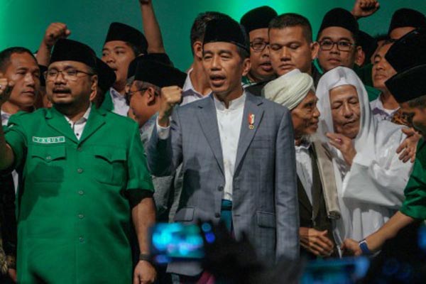  Presiden Jokowi Ajak Anggota GP Ansor dan Banser Berhijrah