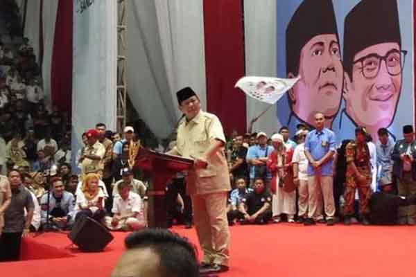 Prabowo Sebut Korupsi di Indonesia seperti Kanker Stadium 4