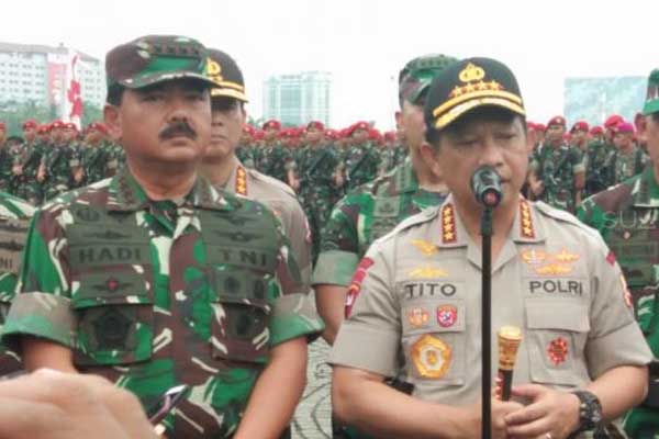 Kapolri Tunjukkan Bukti Keberhasilan Sinergitas Pengamanan dengan TNI 
