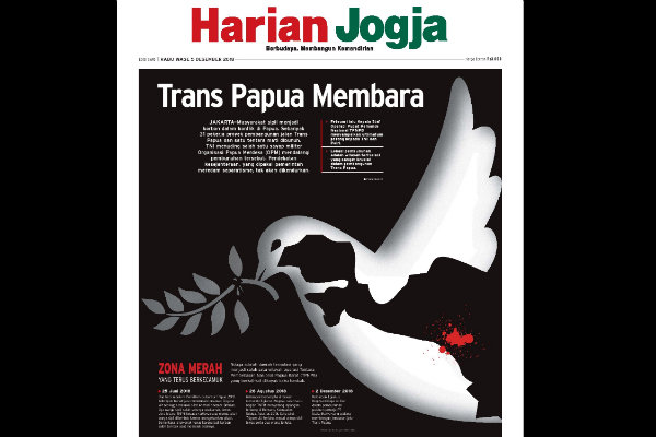 HARIAN JOGJA HARI INI: Trans Papua Membara
