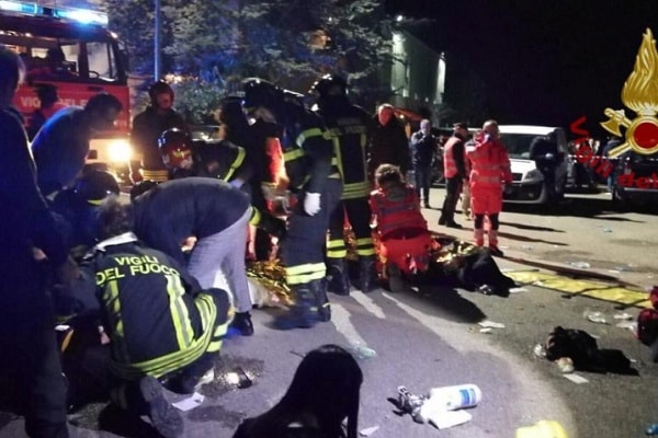6 Orang Tewas Terinjak-injak akibat Kerusuhan saat Konser di Kelab Malam Italia