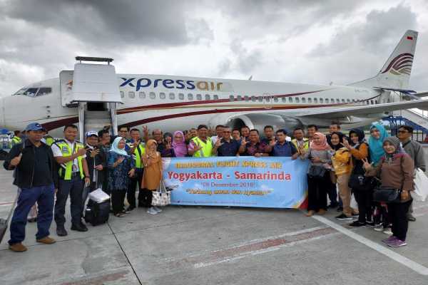 AP I Buka Rute Baru Xpress Air Jogja-Samarinda 