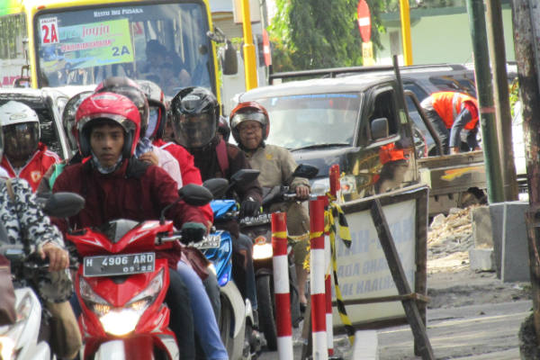 Sirip Jl. Suroto Hanya Cocok untuk Parkir Sepeda Motor