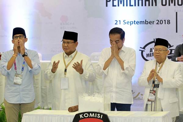 Jokowi-Ma'ruf Dianggap Sederhana dan Merakyat, Prabowo-Sandi Tegas dan Berani