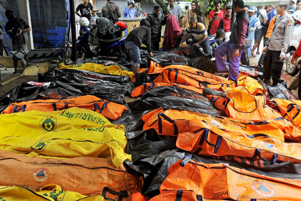 84 Jenazah Korban Tsunami Selat Sunda di RSUD Berkah Pandeglang Sulit Dikenali