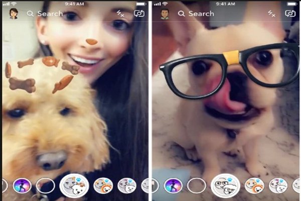 Snapchat Kini Ada Lensa Khusus Anjing