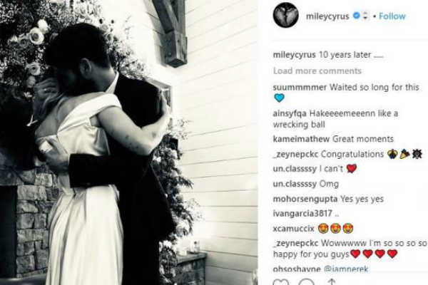 Setelah 10 Tahun Pacaran, Miley Cyrus-Liam Hemsworth Akhirnya Menikah