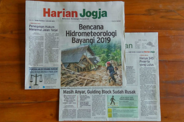 HARIAN JOGJA HARI INI : Bencana Hidrometeorologi Bayangi 2019