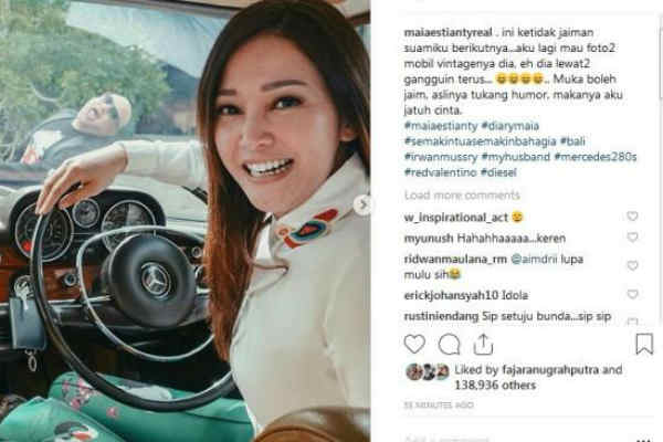 Wow, Mesranya Maia dan Irwan Mussry