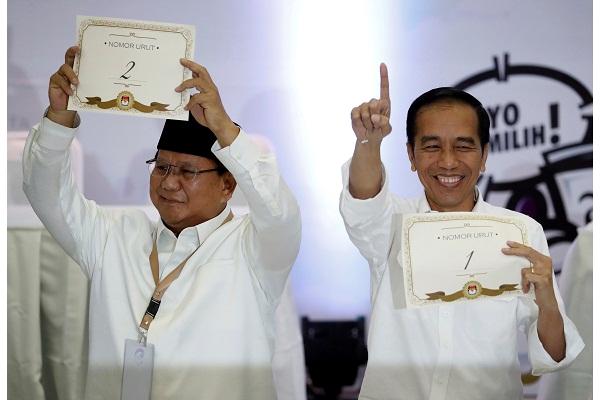 Diresmikan Selisih Satu Hari, Posko Jokowi-Maruf & Prabowo-Sandiaga Ini Nyaris Berhadapan