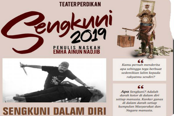 Teater Sengkuni 2019 Bakal Dipentaskan di Taman Budaya
