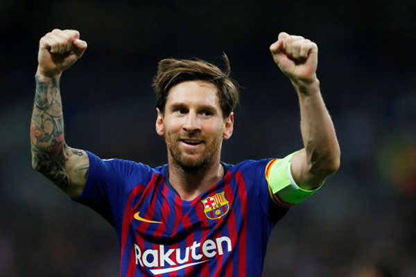 LA LIGA: Messi Cetak Gol Ke-400, Barca Kalahkan Eibar 3-0