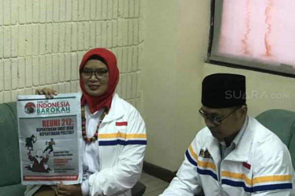 Pendukung Paslon 02 Batal Laporkan Tabloid Indonesia Barokah