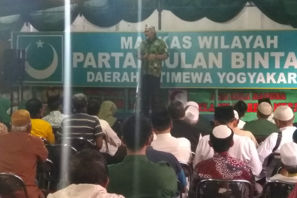 Partai Bulan Bintang DIY Dukung Prabowo-Sandi