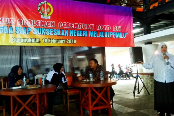 Kaukus Perempuan Ajak Generasi Muda Gunungkidul untuk Tidak Golput