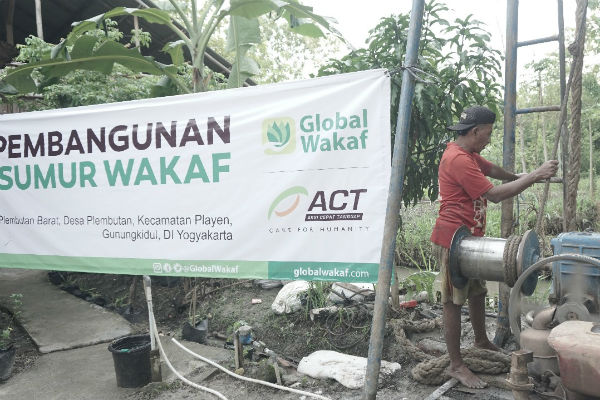  Sumur Wakaf, Upaya Global Wakaf ACT DIY Atasi Krisis Air di Gunungkidul
