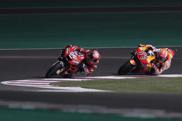 MotoGP Qatar: Kalah, Marquez Dipuji Dovizoso sebagai Pembalap Gigih