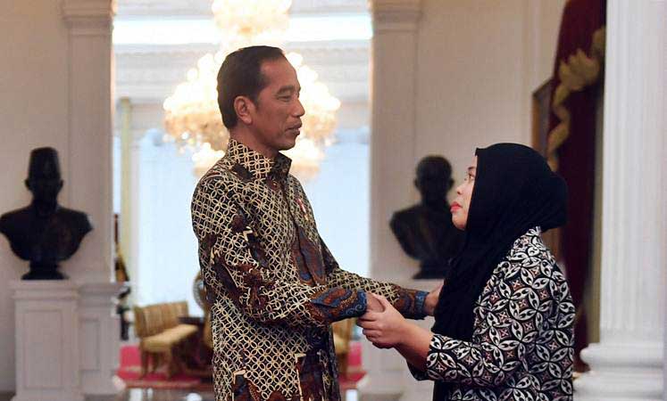 Ini Pesan Khusus Presiden Jokowi untuk Siti Aisyah