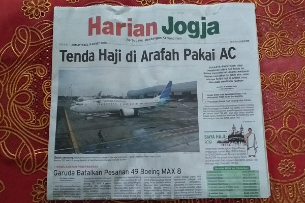 HARIAN JOGJA HARI INI : Tenda Haji di Arafah Pakai AC