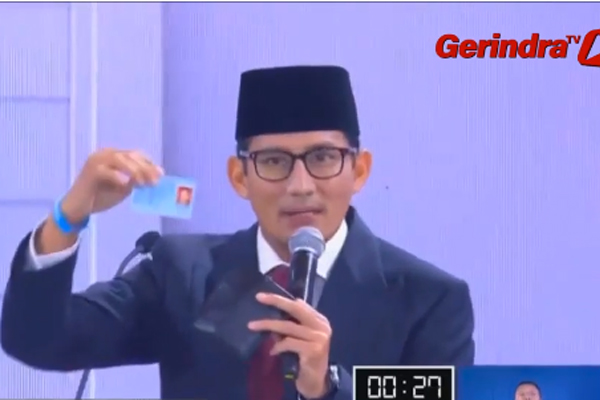 BPN: Dengan KTP-el, Sandiaga Uno Pukul Telak Jokowi-Ma’ruf