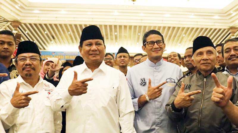 Ini Jadwal Kampanye Prabowo-Sandi 21 Maret 2019