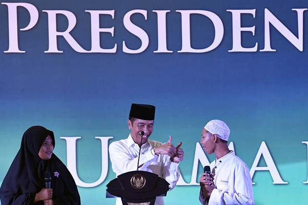 Kunjungi Ponpes, Jokowi dapat Pesan 'Ojo Nesu'