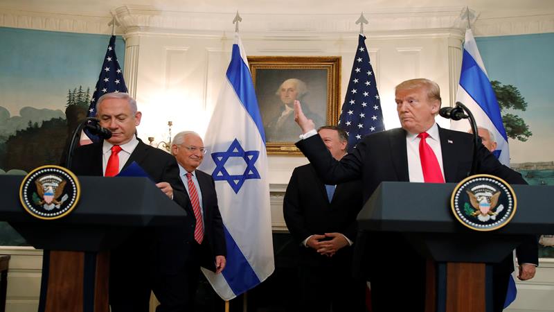 Protes Sikap Trump atas Golan, Sejumlah Negara Isolasi AS